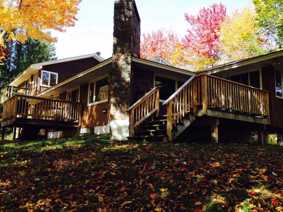 Right @ the base of Pico Mountain. Free shuttle from Pico to Killington Mountain