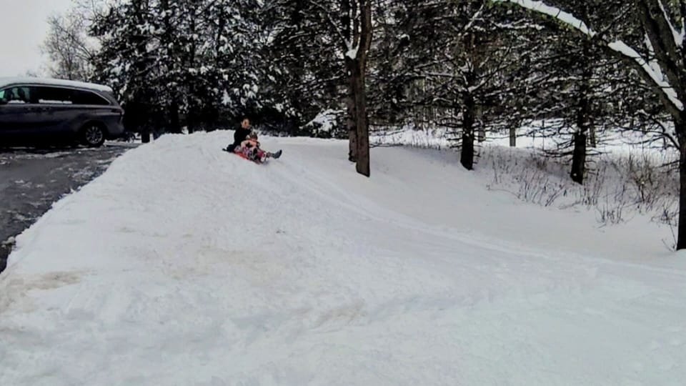 ❄️ Sleigh Rides Right Here on the Property - sleigh provided