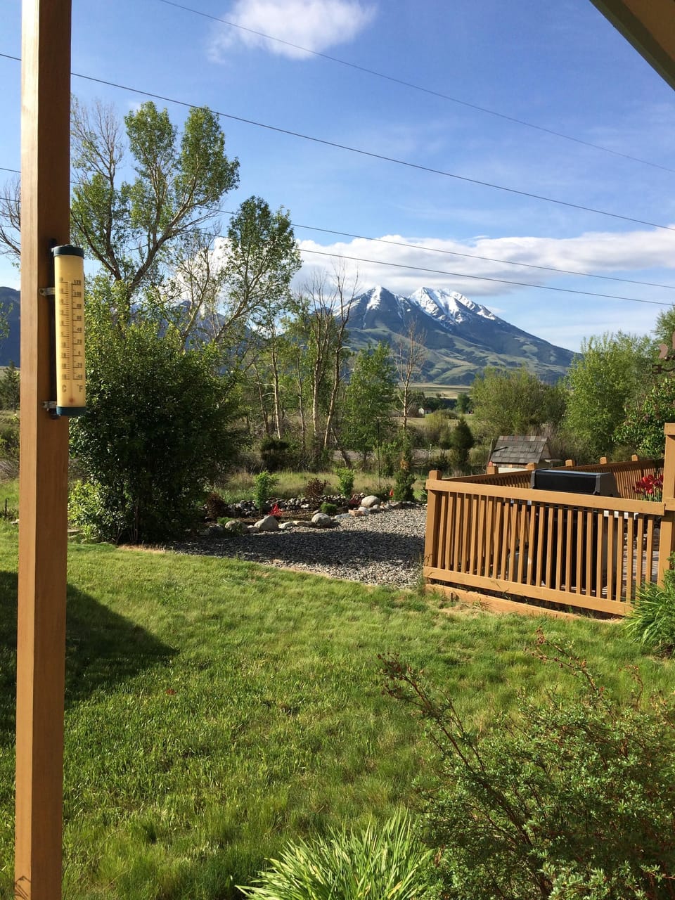 The view from our patio!