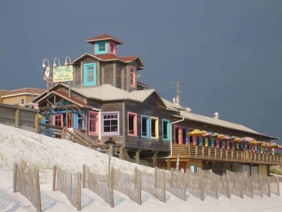 Pampano Joes, Local Restaurant and Tiki Bar 0.3 Miles from our home 