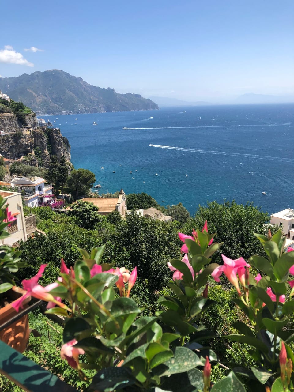 from our terrace and from each room a sea view 