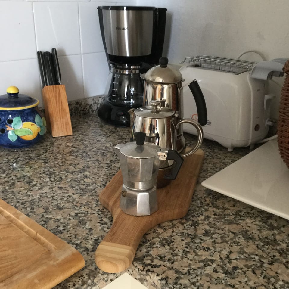 select any coffee maker or take a stroll down the street to cafe  