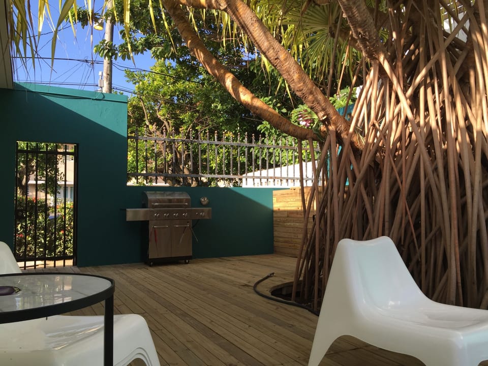 BBQ area in the patio
