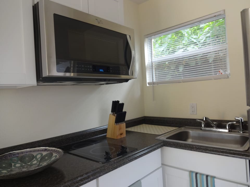 Convection microwave and glass top burner