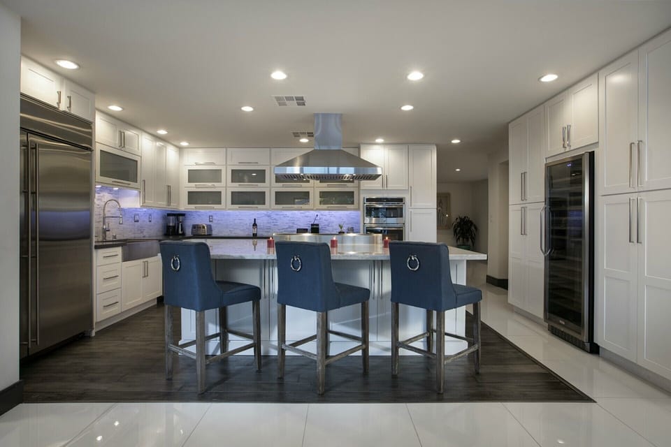 VIEW OF KITCHEN FROM GREAT ROOM