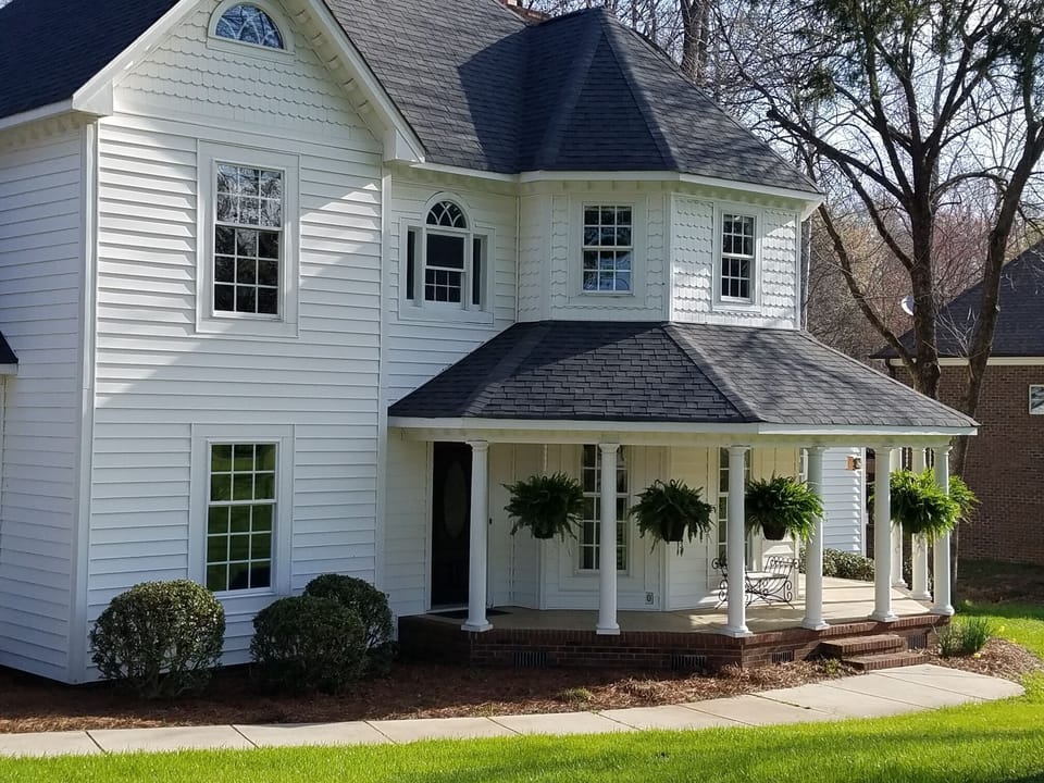 Inviting front porch