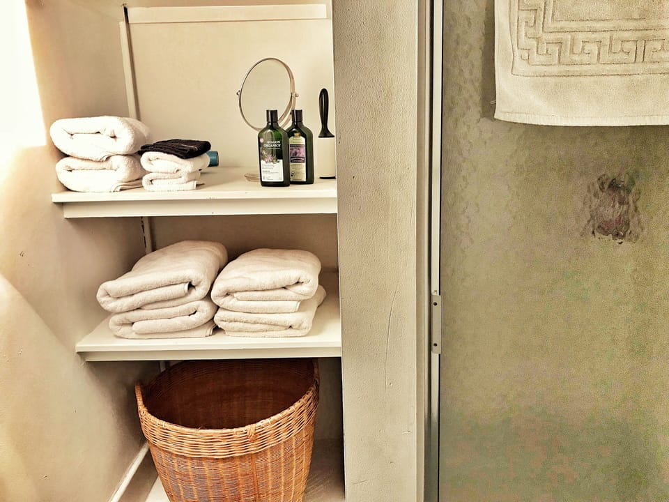 Separate shower room. 
