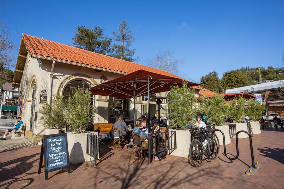 The Book Depot Cafe, one of the many bakeries, cafe's, coffee houses steps away.