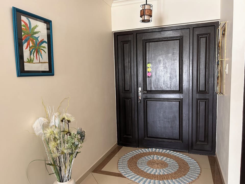 As you enter the villa