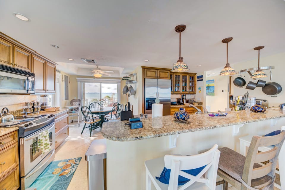 View west towards river, as viewed from living room & dining area
