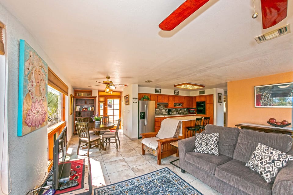Living room and tv area