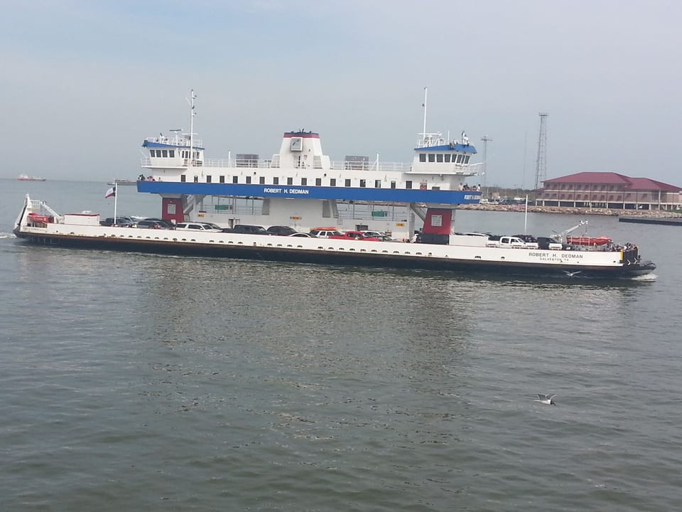 Free Ferry-Boat Ride: 1000 FERRY RD. GALVESTON, TX 77550