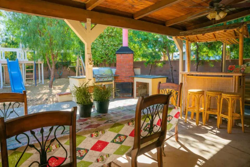 Covered Patio and BBQ grill