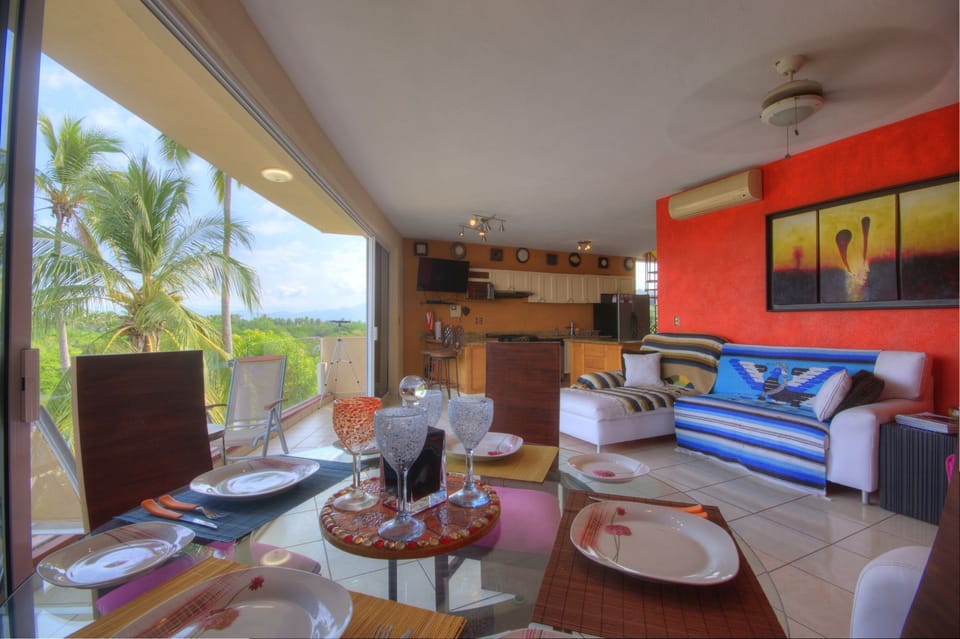 Open plan space,you on the marina over looking the mountain,boar,dolphin,