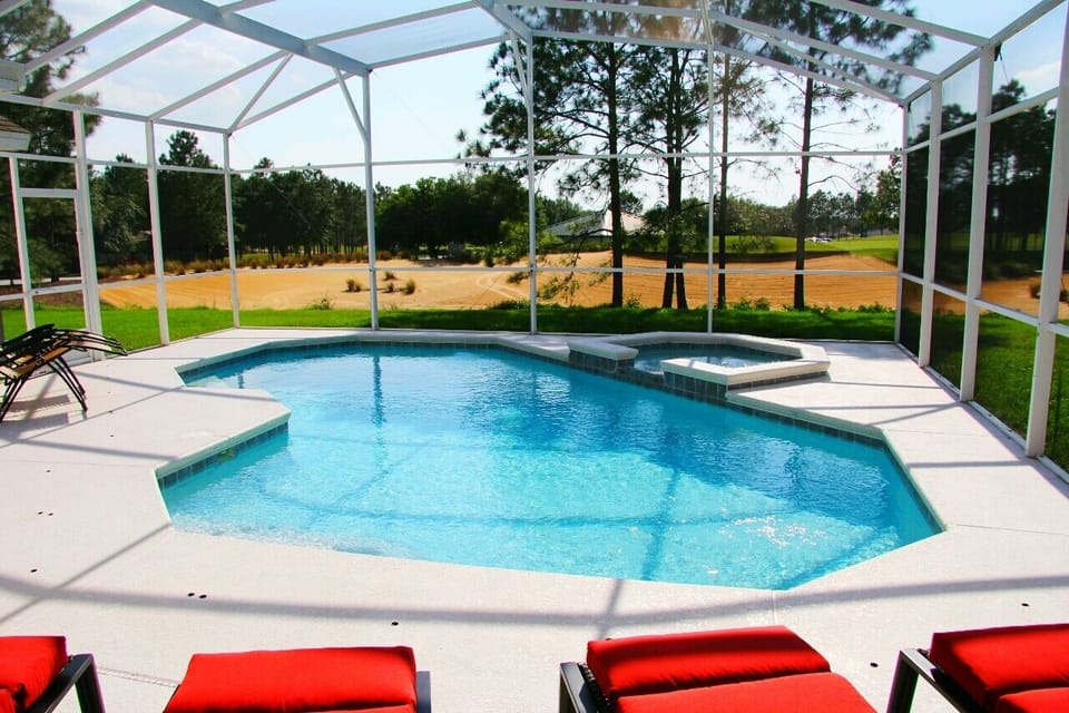 Heated pool and heated Jacuzzi
