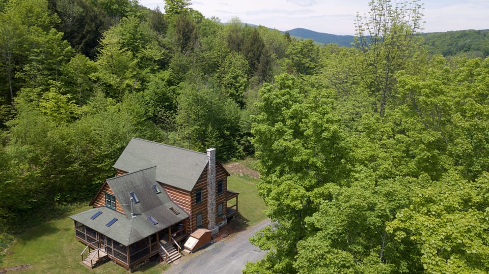 Starry Hill sits in the middle of 24.5 acres in a sugar maple-mixed forest.
