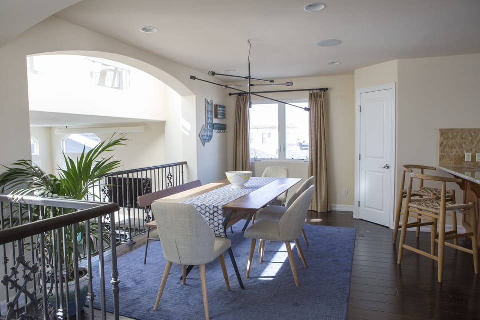 Dinning Area + Powder Room
