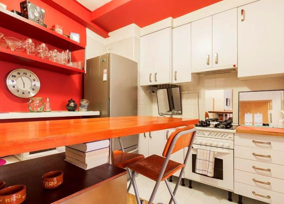 The Kitchen's preparation works as a bar, too.