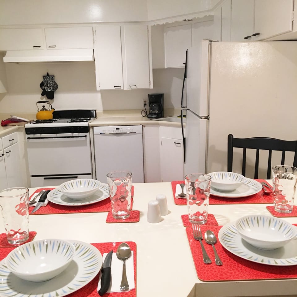 Large Comfortable Dining and Kitchen Area