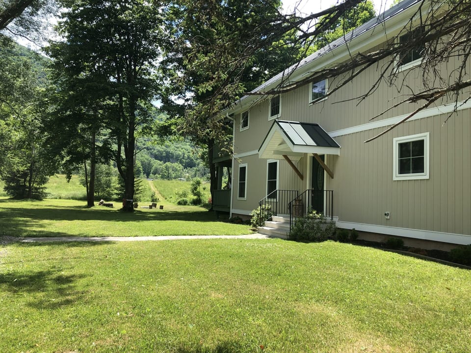 Spring View of the House