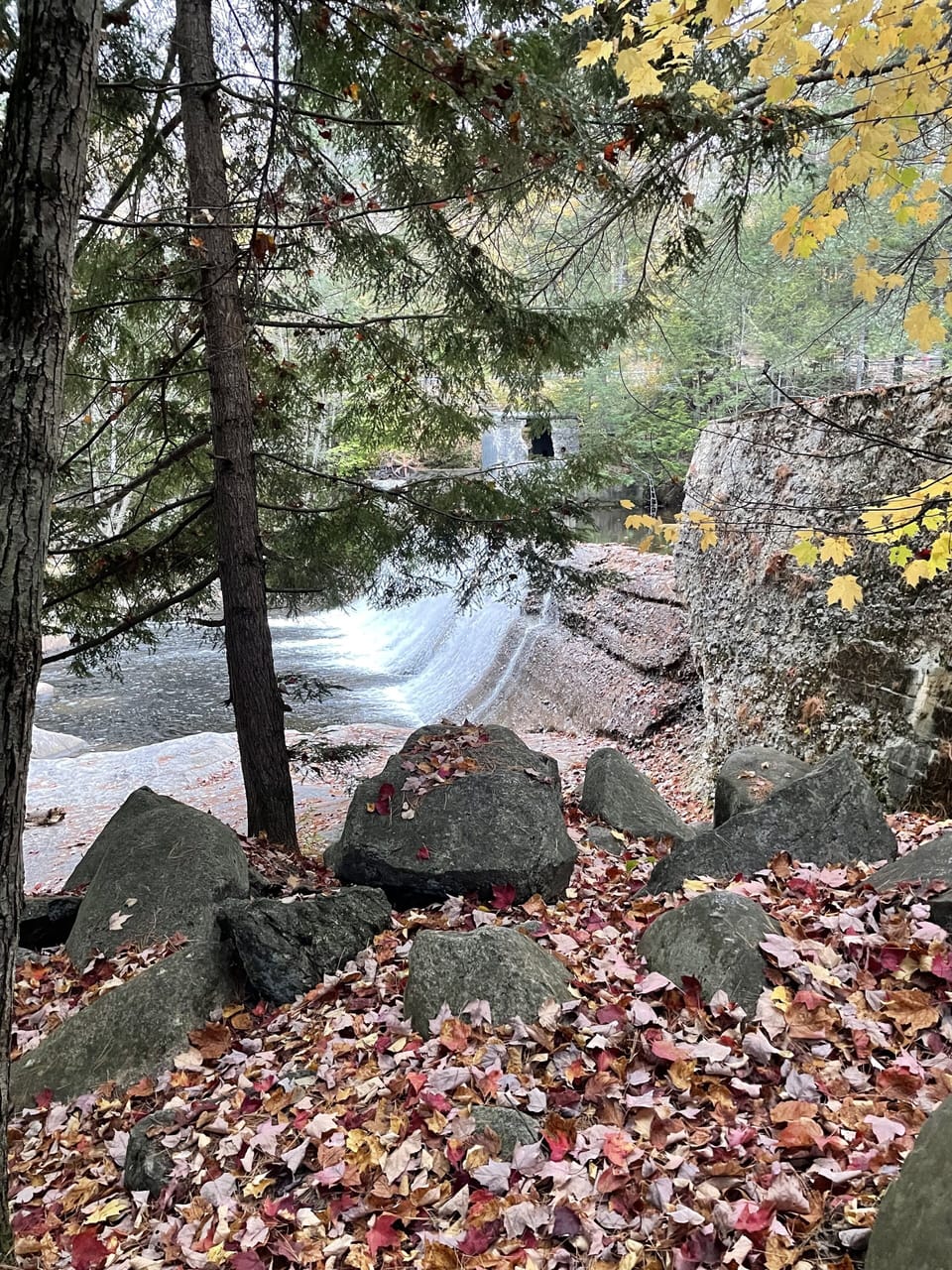 Waterfall 150 yards from condo