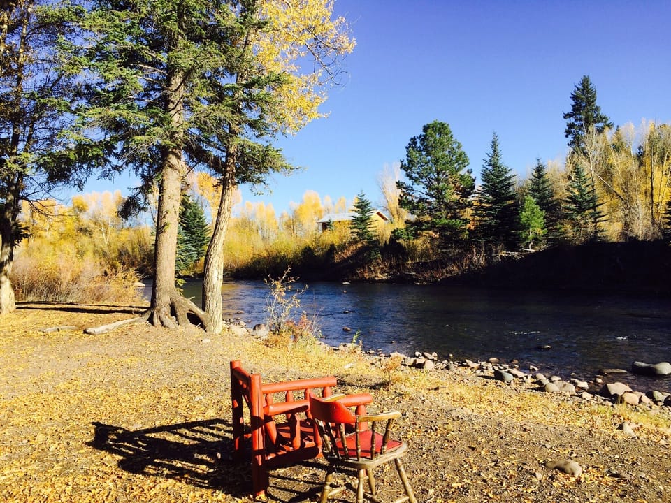 Relax by the river.