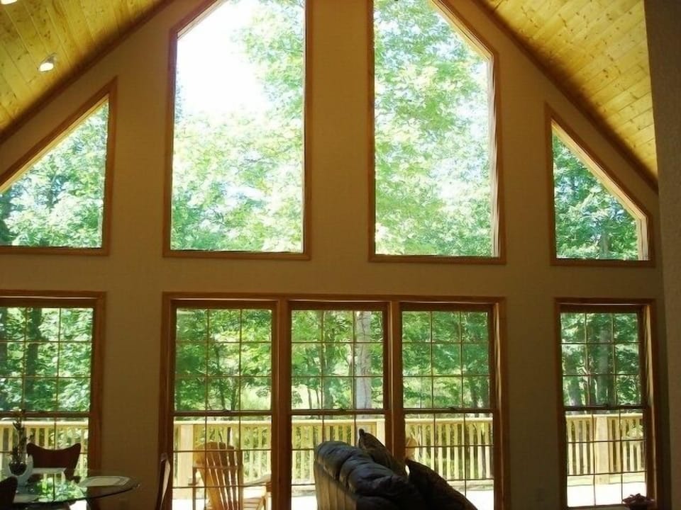 Lots of windows offer a beautiful view