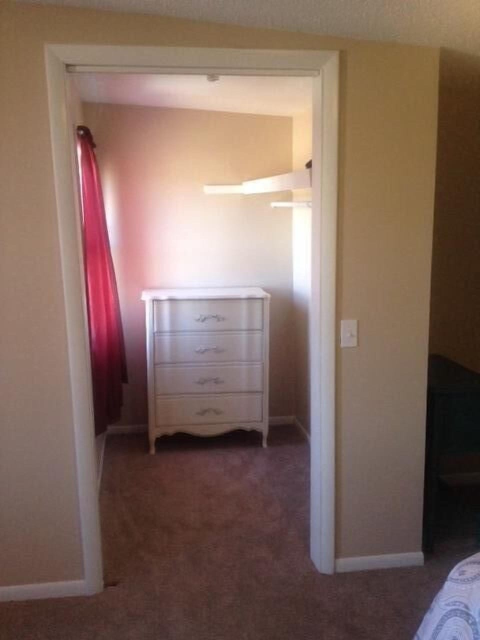 Master walk-in closet