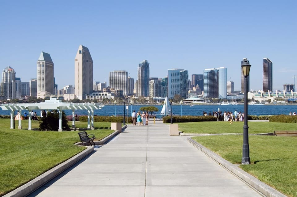 Our view! Steps from San Diego Bay & Ferry Landing w/ Restaurants and shopping!