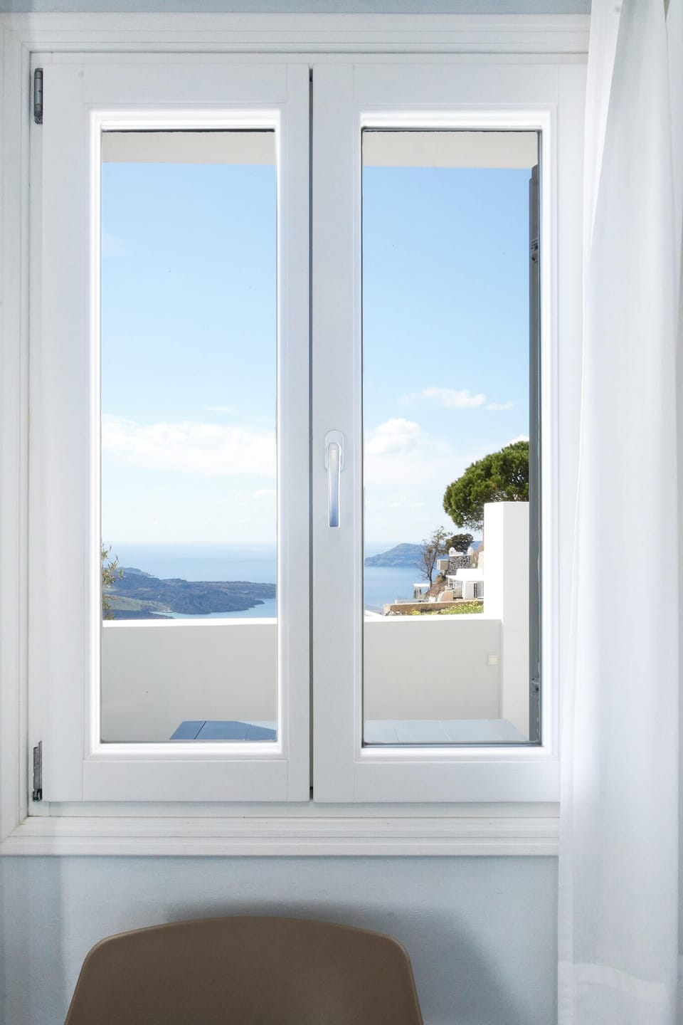 Volcano view from the living room