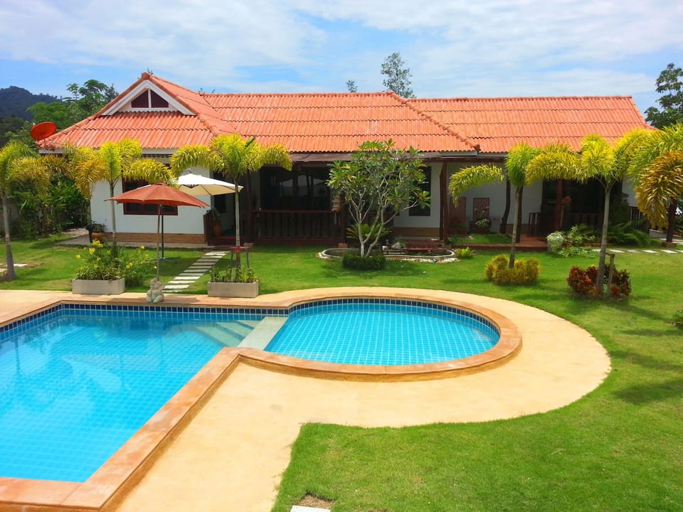 Back Terrace, Gaden and Pool