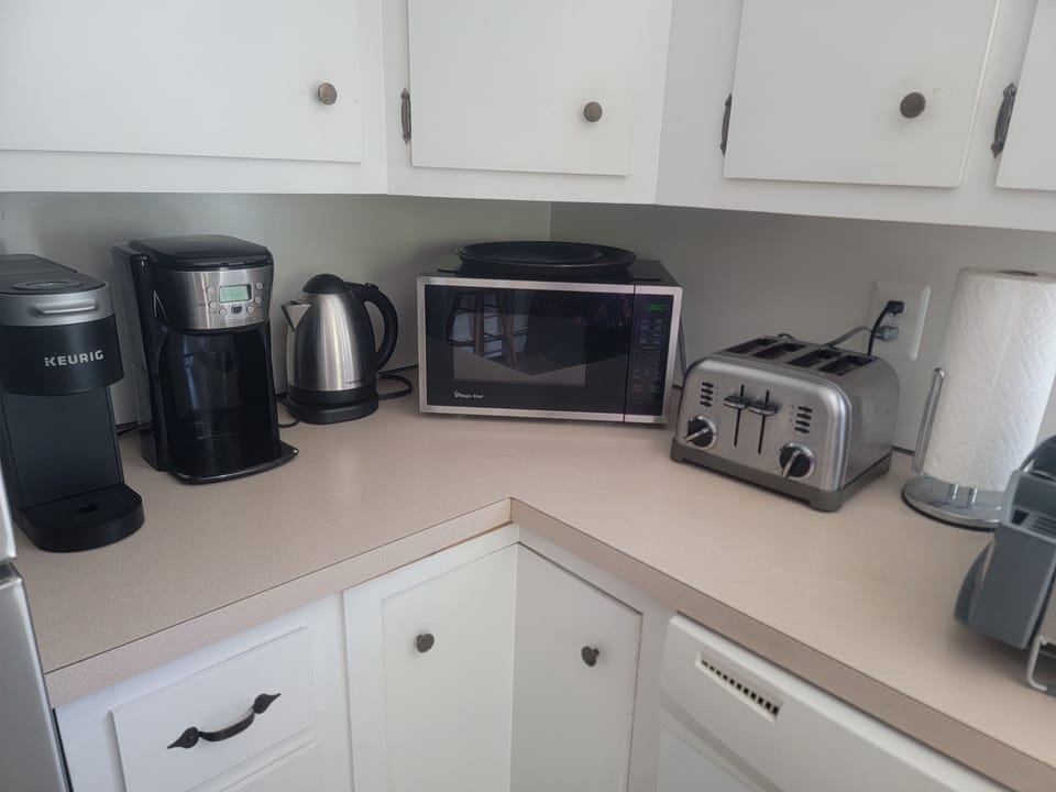 Some of the kitchen appliances.