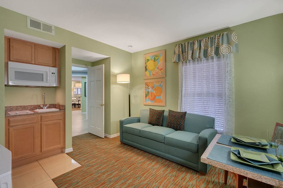 Guest bedroom with a sleeper sofa