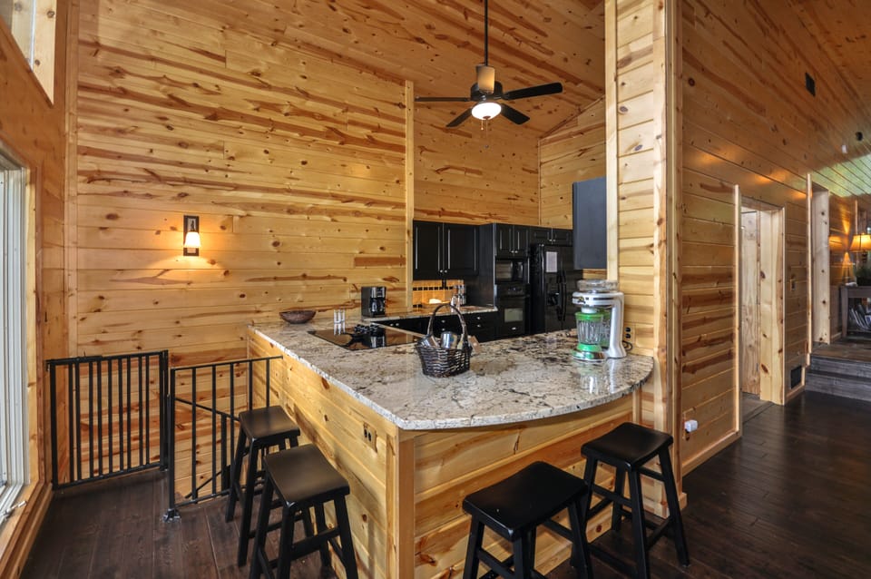 Breakfast bar.