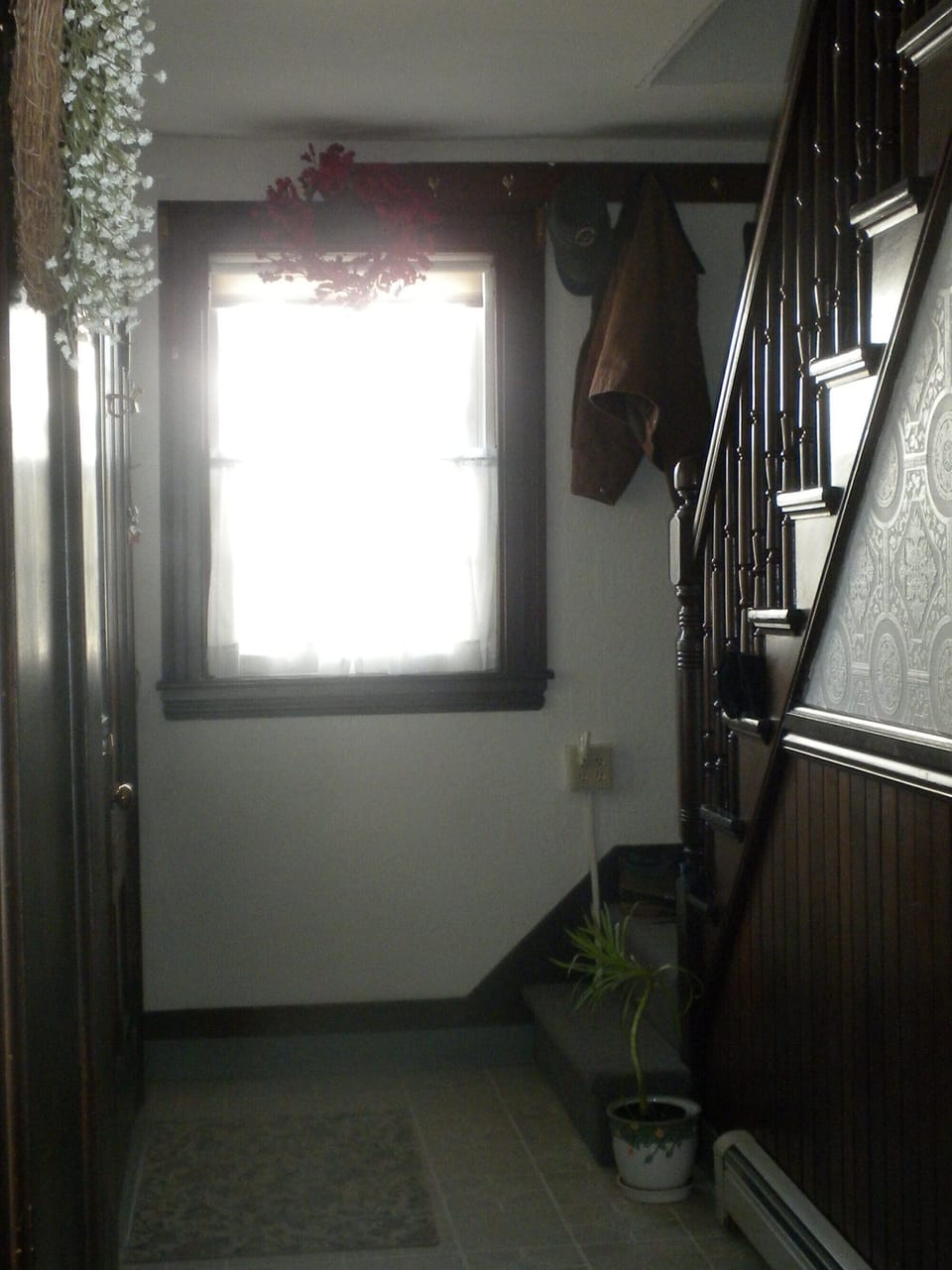 The back hallway.