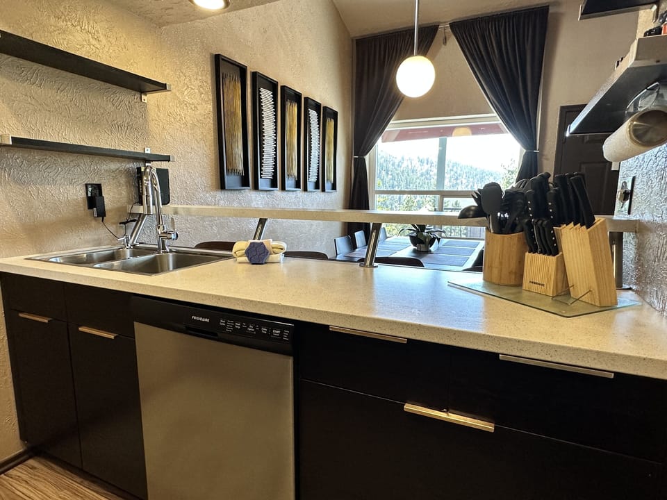 Kitchen - Fully equipped with dishes, cookware, utensils, & full-size dishwasher