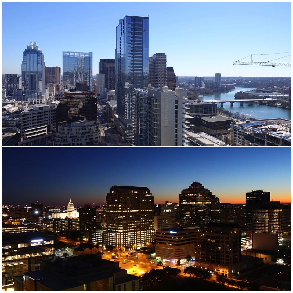 Your view over downtown, the State Capitol & Lady Bird Lake