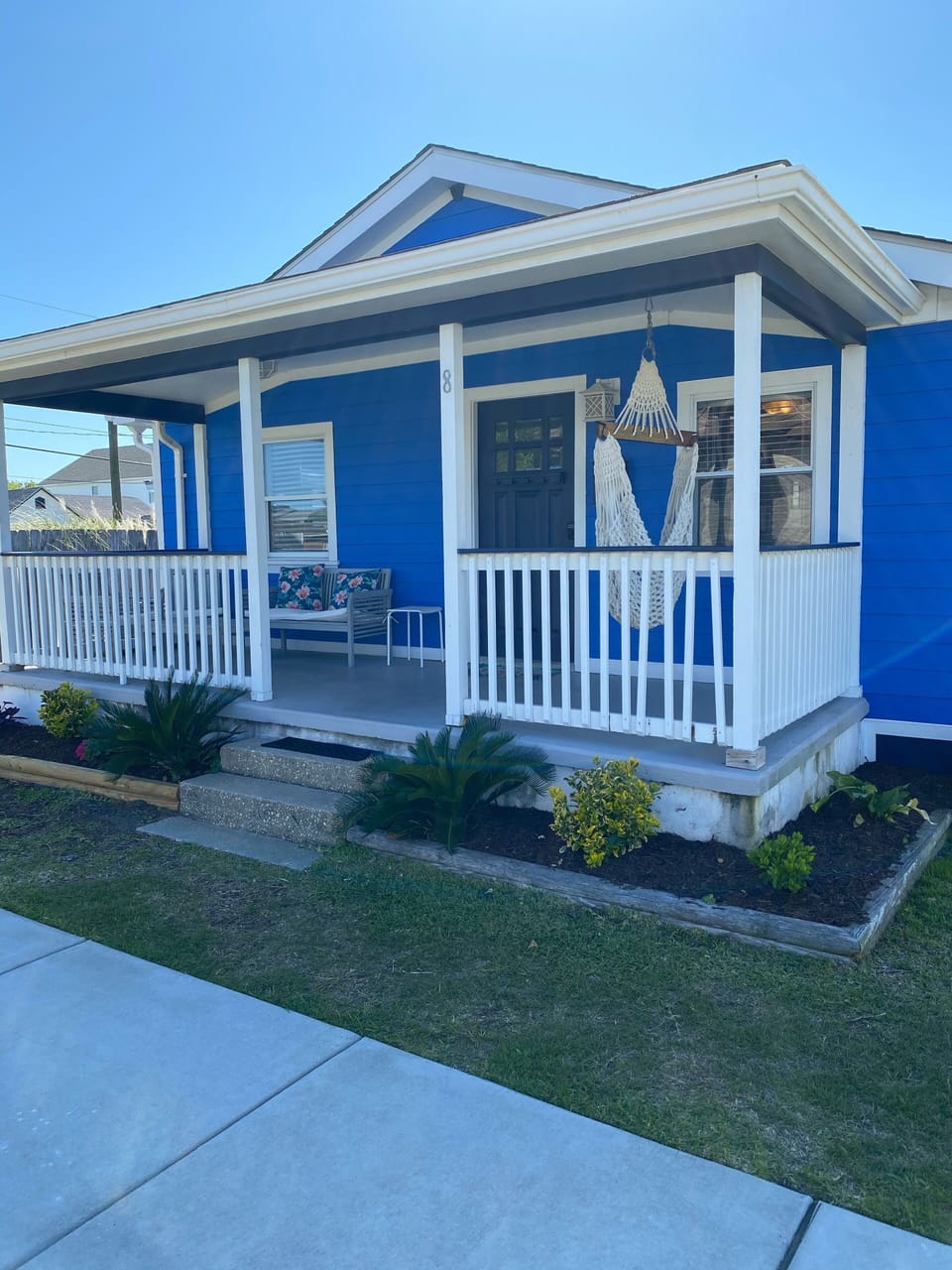 Inviting front porch
