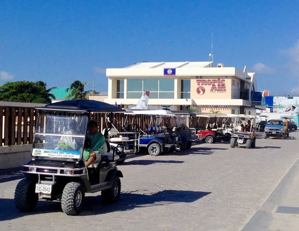 We can help with Tropic Air island flights & golf cart rentals too!