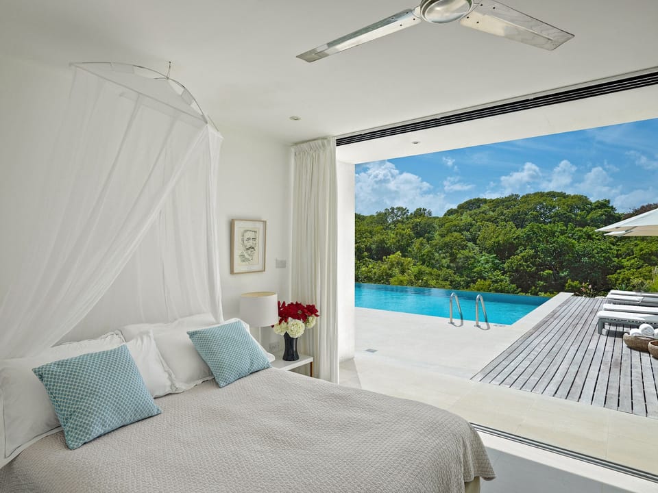 Pool view bedroom no 3