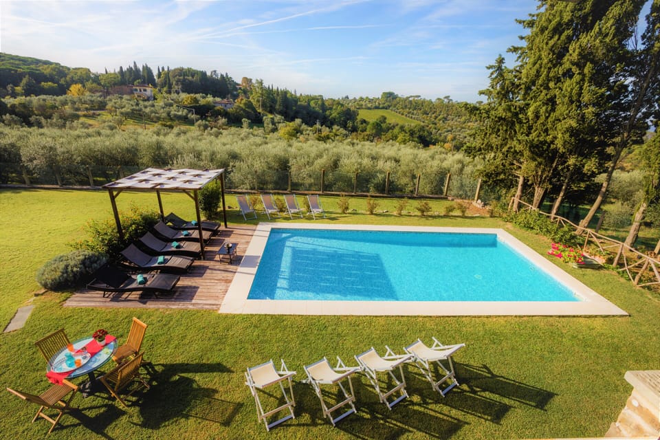 Relax around the pool