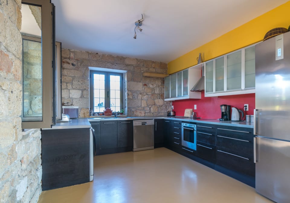 open plan kitchen