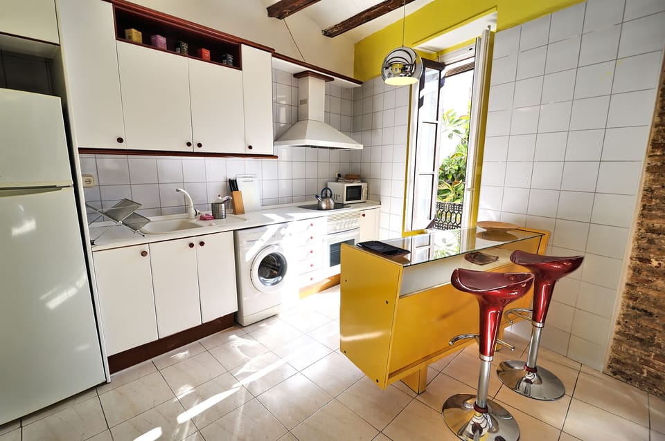 Fully equippedupdated 2018  kitchen with charming open outlooks.
