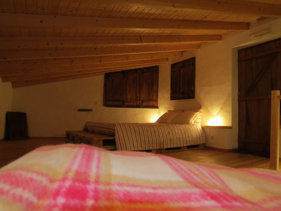 One of our two rooms from our Schist accommodation, Casa da Lagariça