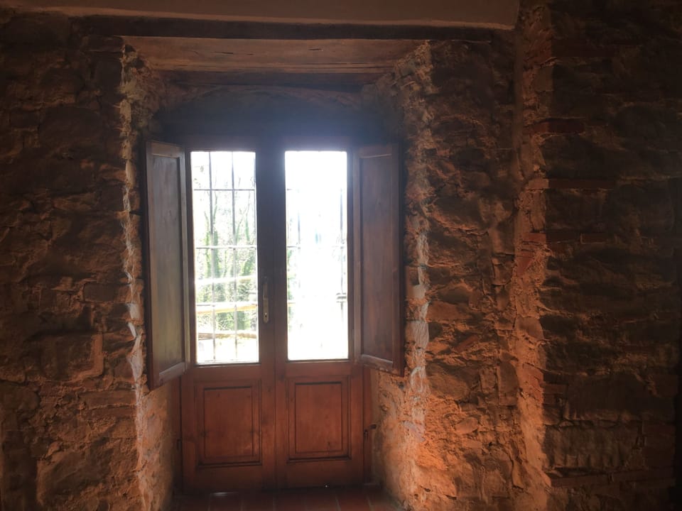 French doors in sitting room leading on to the terrace