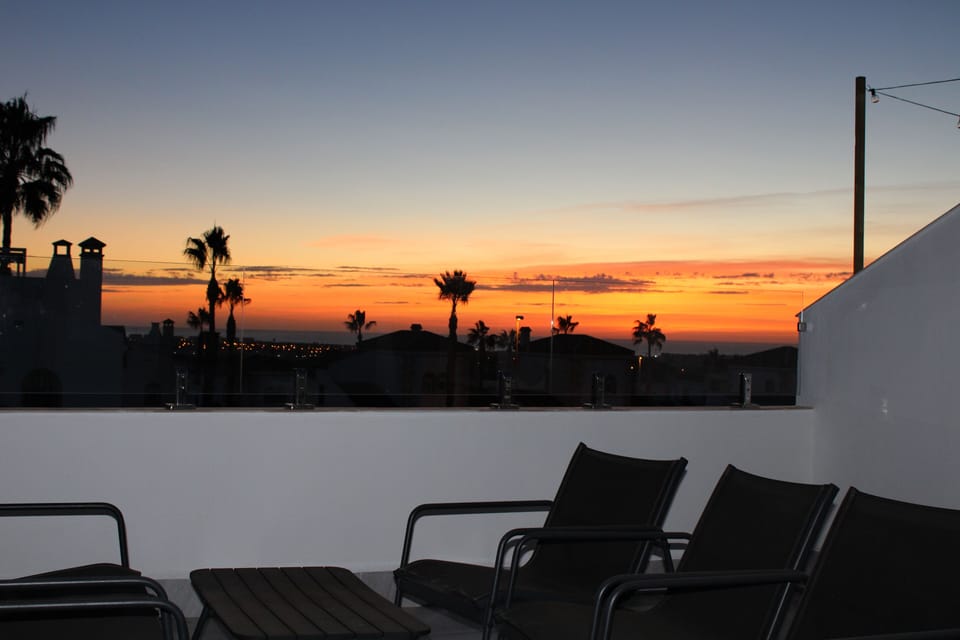 Watch the sun rise from the roof terrace