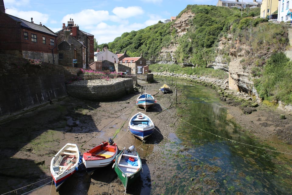 the beck at low tide