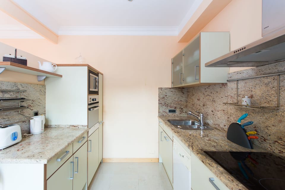 Fully equipped kitchen with top of the line appliances 