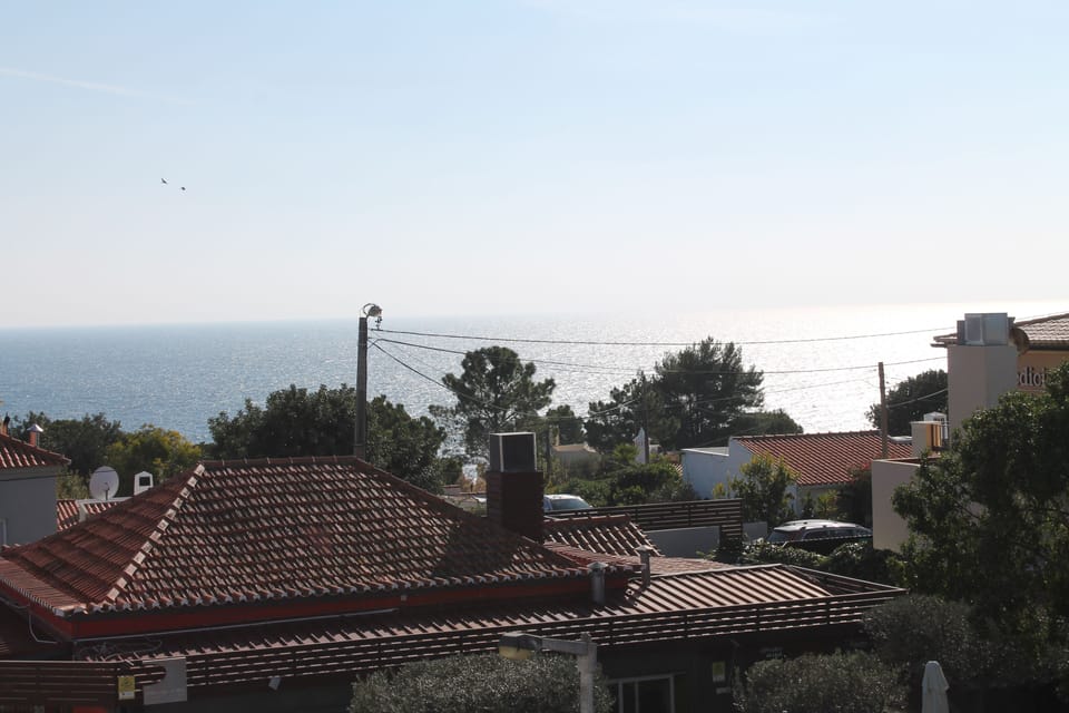 Sea view from roof terrace