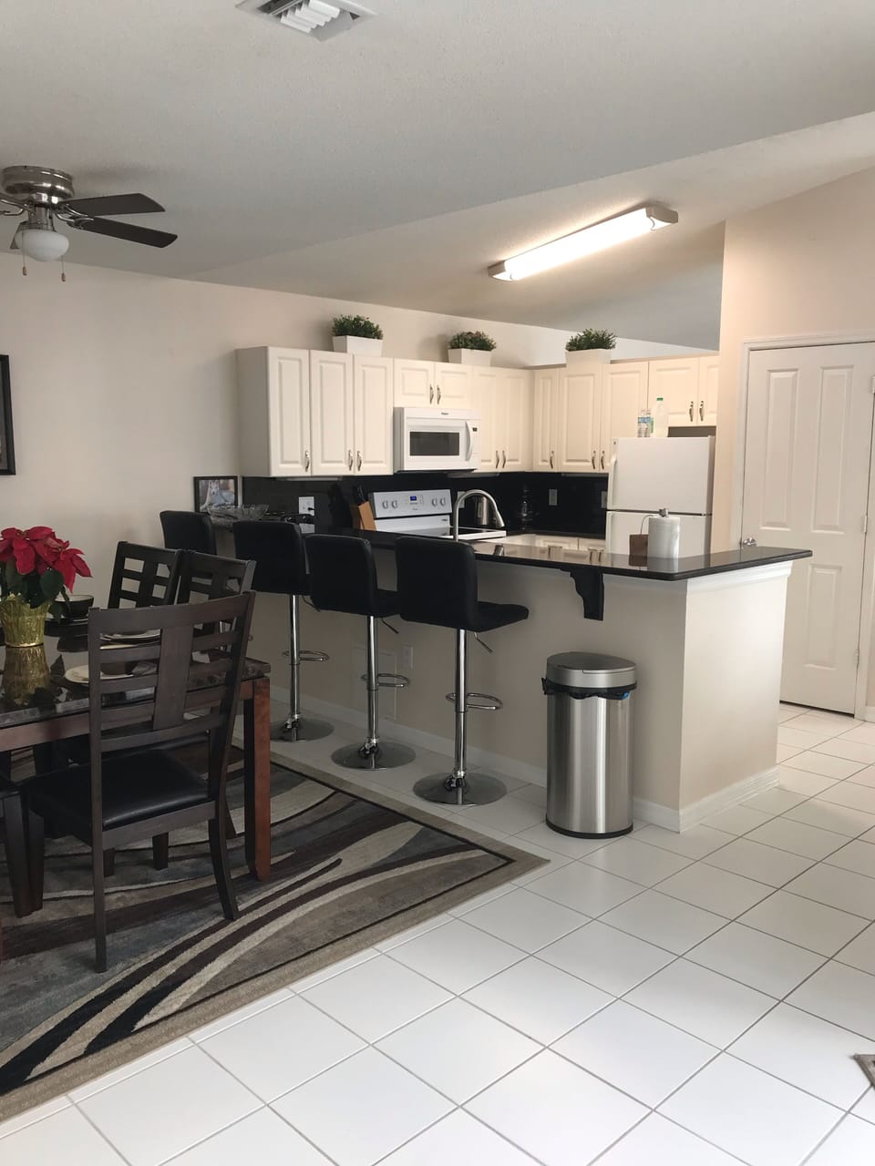 Kitchen and dining room